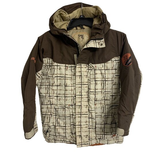 Rip Zone Boys S/P Insulated Ski Snowboard Plaid Winter Jacket Outdoor - Picture 1 of 8